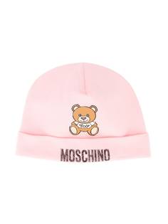 Moschino Kids шапка бини с логотипом