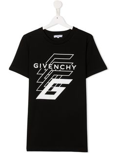 Givenchy Kids футболка с графичным логотипом