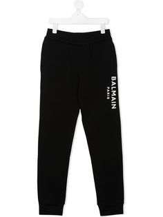 Balmain Kids спортивные брюки с логотипом