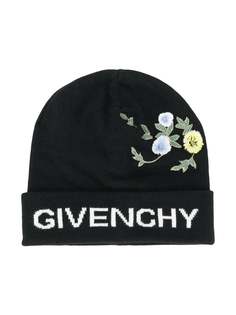 Givenchy Kids шапка бини с вышивкой