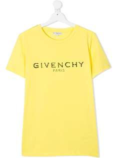 Givenchy Kids футболка с логотипом