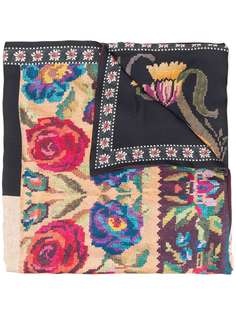 Pierre-Louis Mascia шарф с цветочным принтом