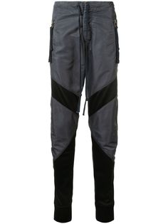 Greg Lauren зауженные брюки карго