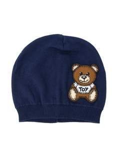 Moschino Kids шапка с вышивкой Teddy Bear