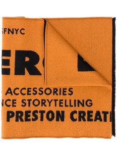 Heron Preston шарф с логотипом