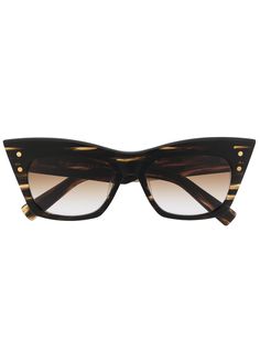 Balmain Eyewear солнцезащитные очки в оправе кошачий глаз