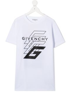 Givenchy Kids футболка с логотипом