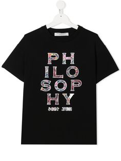 Philosophy Di Lorenzo Serafini Kids футболка с логотипом