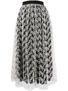 Ermanno Ermanno юбка с кружевными вставками