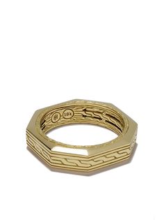 John Hardy кольцо Classic Chain из желтого золота