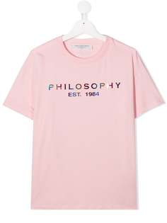 Philosophy Di Lorenzo Serafini Kids футболка с логотипом