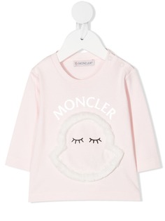 Moncler Enfant футболка с логотипом