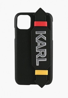 Чехол для iPhone Karl Lagerfeld PU Leather with strap Karl logo Hard