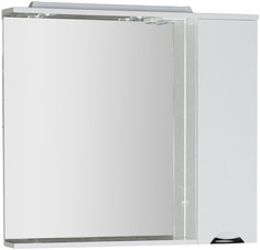 Зеркальный шкаф 98,6х87 см с подсветкой белый Aquanet Гретта 00179208