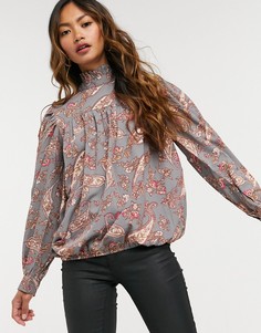 Свободная блузка с принтом пейсли AX Paris-Многоцветный