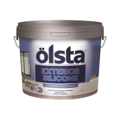 Краска Olsta Exterior Silicone фасадная База С 2,7 л