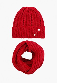 Комплект TrendyAngel шапка, брошь и снуд 35х130 см