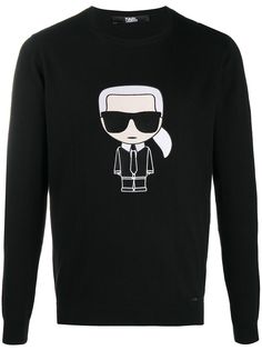 Karl Lagerfeld джемпер K/Ikonik тонкой вязки