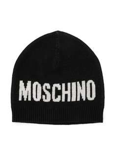 Moschino Kids шапка бини вязки интарсия