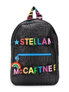 Stella McCartney Kids стеганый рюкзак с логотипом