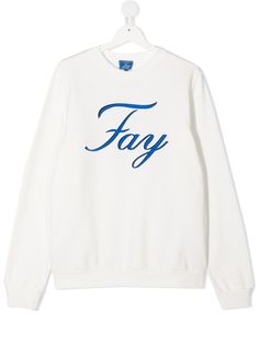 Fay Kids толстовка с логотипом