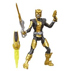 Игрушка Золотой Рейнджер с боевым ключом Power Rangers