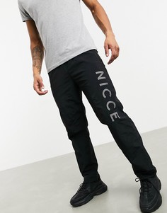 Черные свободные штаны с логотипом Nicce-Черный