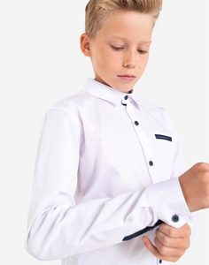 Белая рубашка для мальчика Gloria Jeans