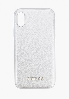Чехол для iPhone Guess X/XS, Iridescent Hard PU Silver