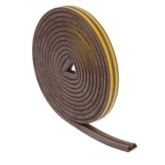 Уплотнитель резиновый тундра, профиль d, размер 9х8 мм, коричневый, в упаковке 10 м Tundra