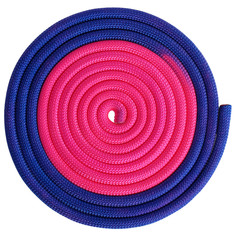 Скакалка гимнастическая утяжелённая, двухцветная, 3 м, 165 г, цвет фиолетовый/розовый Grace Dance