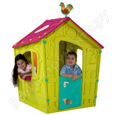 Детский игровой домик keter magic playhouse салатовый 17185442g