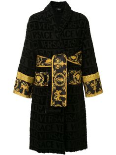 Versace халат с узором Barocco