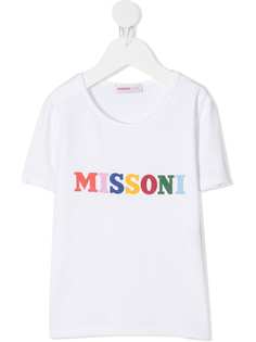 Missoni Kids футболка с логотипом