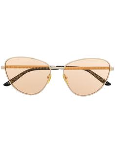 Gucci Eyewear солнцезащитные очки в оправе кошачий глаз