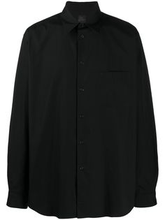 Yohji Yamamoto рубашка с заостренным воротником