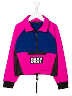 Dkny Kids ветровка в стиле колор-блок