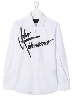 John Richmond Junior рубашка с логотипом
