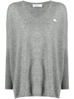 Société Anonyme расклешенный свитер с нашивкой-логотипом