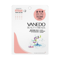 Разглаживающая кожу маска для лица All New Cosmetic Vanedo Beauty Friends с коллагеновой эссенцией