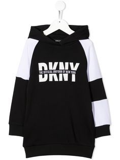 Dkny Kids платье-худи с логотипом