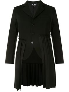 Black Comme Des Garçons многослойный однобортный блейзер