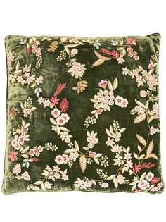 Anke Drechsel подушка с цветочной вышивкой