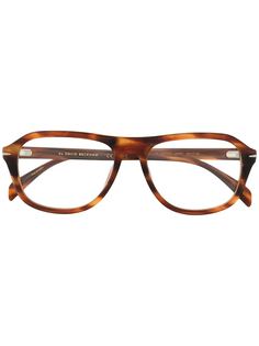 Eyewear by David Beckham солнцезащитные очки в оправе черепаховой расцветки