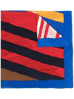 Christian Dior платок в полоску