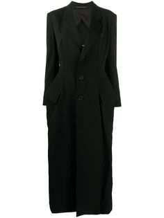 Yohji Yamamoto однобортное пальто