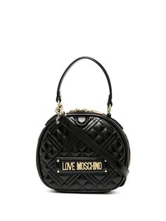 Love Moschino стеганая сумка-тоут