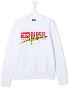 Diesel Kids толстовка с логотипом