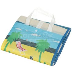 Коврик-сумка пляжный полипропиленовый PM-13 с застежкой-кнопкой, 180х90 см