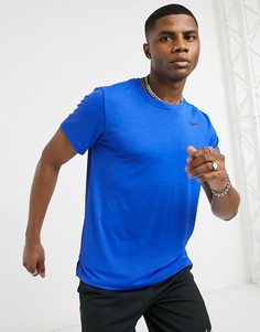 Синяя футболка Nike Training Superset-Голубой